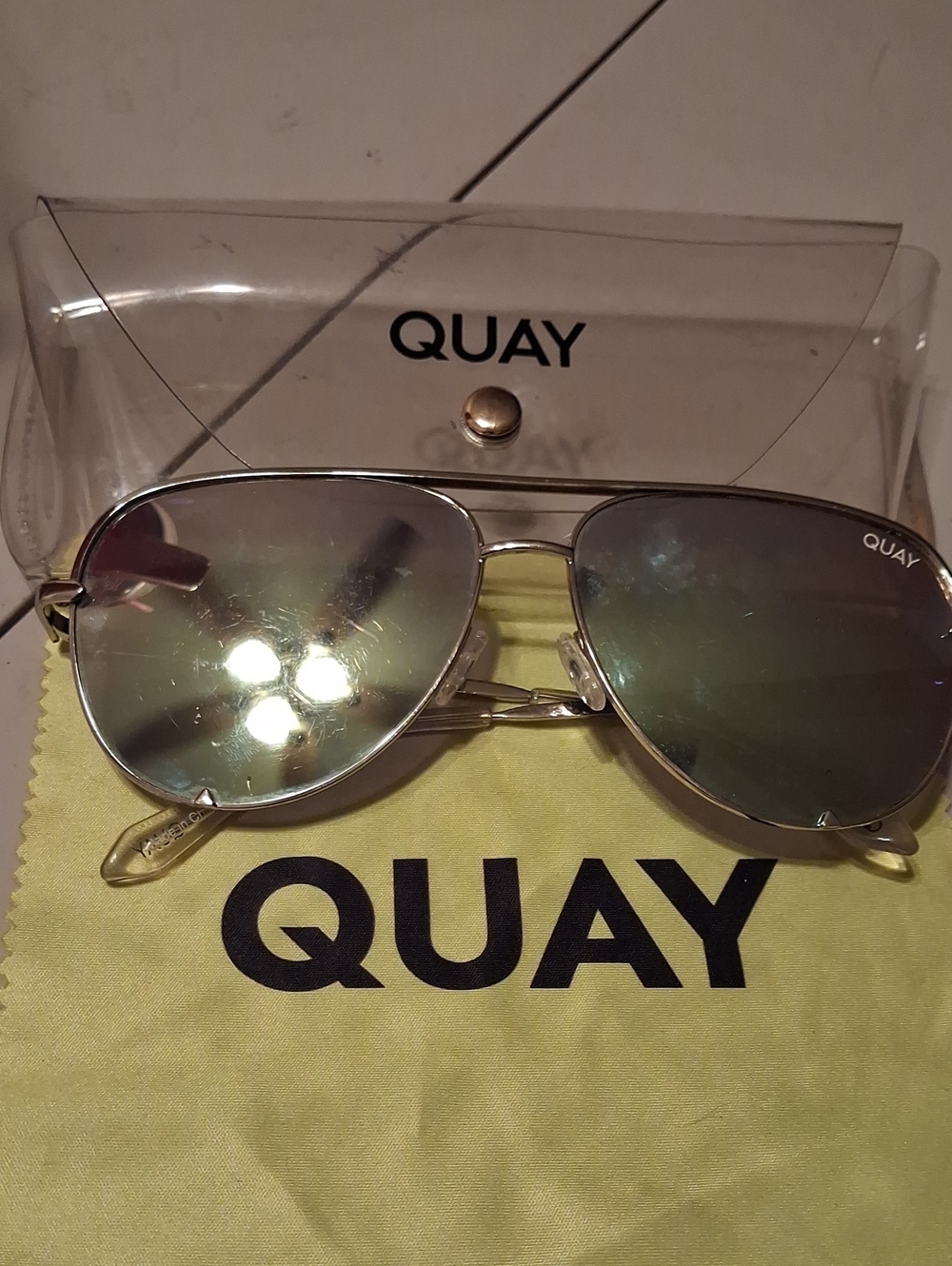 Sunglasses with case